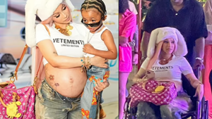 Cardi-B-Celebrates-Sons-Birthday-in-Style-Rolls-Through-Mall-in-Wheelchair