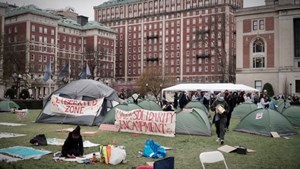 new-york-columbia-palestine-encampment-azad-essa-april-2024